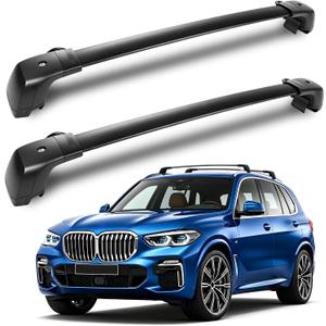 350 LBS Roof Rack Cross Bars Fit for BMW X5 G05 2019-2026, Lockable Aluminum Crossbars Rooftop Cargo Carrier for Luggage Bike Kayak Ski