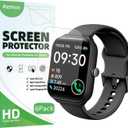 Screen Protector Compatible for TOOBUR IDW16 Smart Watch 1.95" (6 PACK) Flexible Full Coverage TPU Film Compatible for OCTANDRA SmartWatch