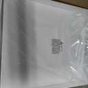 Large Glossy White Acrylic Serving Tray (1816 Inches) with Cut Out Handles Spill Proof Acrylic Decorative Tray Organiser for Ottoman Coffee Table Countertop
