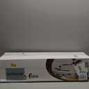 52 Ceiling Fans with Remote Control/Dimmer and Color Reduction with 3 Solid Wood Fan Blades, Ceiling Fan can be Used Indoors and Outdoors for Living Room, Dining Room, Pavilion Yard. (Black + Walnut)