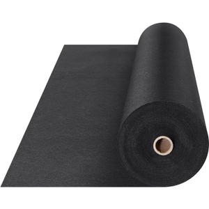 VEVOR Geotextile Landscape, 4ft x 100ft 8 oz Non-Woven PP Drainage 350N Tensile Strength & 440 N Load Capacity, for Ground Cover, Garden Fabric, French Drains, Black