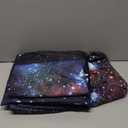 Tailor Shop 5 Pieces Galaxy Comforter Set Twin Size Space Blue and Purple Starry Sky Night Pattern Bedding Set for Girls Boys Kids Twin Size(1 Comforter, 1 Flat Sheet, 1 Fitted Sheet, 2 Pillowcases)