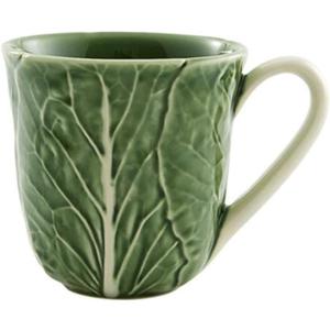Bordallo Pinheiro Cabbage Mug Natural, Green