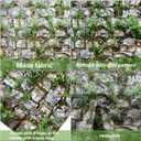 13 x 6 ft Stone Brick Wall Garage Door Backdrop, Vintage Textured Stone Rock Ancient Wall Overgrown Adventure Theme Garage Door Cover Decoration Indoor Outdoor Decor Banner Cover (N2245)