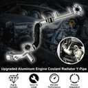 Aluminum Engine Coolant Radiator Pipe Water Hose Line for Q5 A4/A5 Quattro