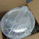 IMACONE Chafing Dish Buffet Set of 2, 5QT Round Stainless Steel Chafer for Catering, Upgraded Chafers and Buffet Warmer Sets with Food & Water Pan, Gold Frame, Fuel Holder for Party Wedding Holiday