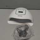 JODSONE U V LED Nail Lamp, Nail Dryer for Gel Polish, Led Light with Automatic Sensor & 4 Timers (Milky White)