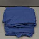 DREAMCARE King Size Sheets Set 4 pcs Cooling Sheets up to 21 Deep Pocket King Sheet Set Hotel Luxury Sheet Navy Blue