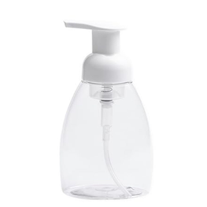 1 pcs Foaming Soap Dispenser Pump Bottles,Foam Hand Soap Dispenser with Refillable Plastic Container for Shampoo for Bathroom & Kitchen-Clear,8 oz(250ml)