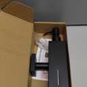 BATHSIR Matte Black Soap Dispenser, Refillable Shower Soap Dispenser Wall Mounted, Stainless Steel Clear Hand Soap Dispenser with Pump for Bathroom Kitchen Sink Dish (Square 200ML)