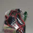 rabbitgoo Dog Harness No Pull with 2 Leash Clips, Adjustable Soft Padded, Reflective Oxford No Choke Pet Vest with Easy Control Handle for Medium Sized Dogs, Black & Red, M