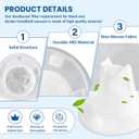 6 Pack Filter Replacement for Black and Decker Power Tools VF110 Dustbuster Cordless Hand Vacuum CHV1410L CHV9610 CHV1210 CHV1410 CHV1510 BDH2000L, 90558113-01