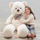 MaoGoLan Giant Teddy Bear Big 4 Feet Stuffed Animal Stuffed Bear Baby Shower 47 inches Life Size Large Teddy for Girlfriend Boyfriend Wife Children