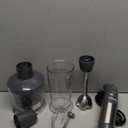 Mueller Multistick 800W 4-in-1 Immersion Blender Handheld, 12 Speed Hand Mixer - Turbo Boost, Heaviest Duty Copper Motor, Titanium Blades Hand Blender, Milk Frother Wand, Whisk, Beaker, Chopper, Grey (Grey)