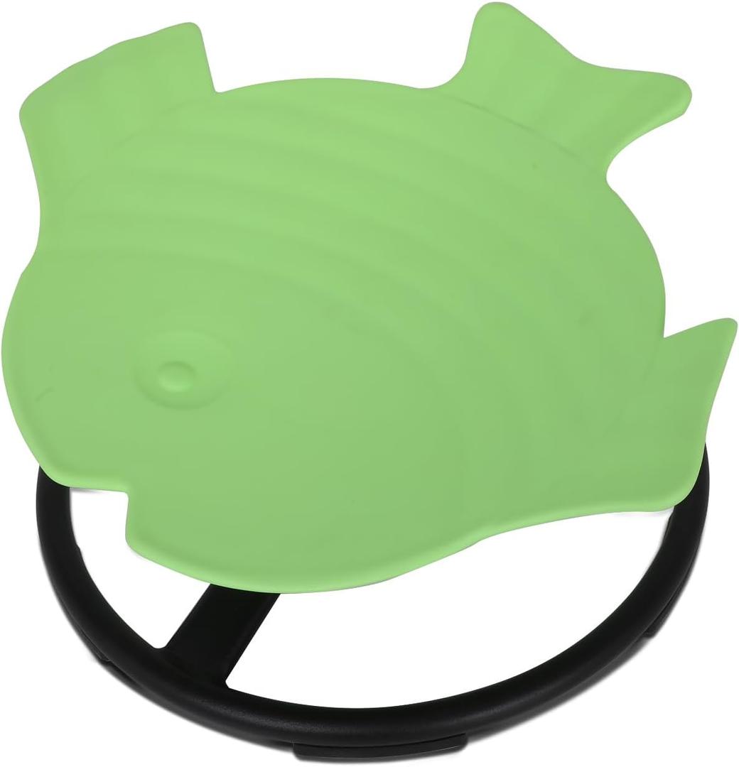 Non-Slip Carousel Spin Sensory Chair for Kids,Fish Metal Base Sit and Spin Swivel Chair for Kids Toddlers,Spin Chair for Kids Autism,Child Wobble Swivel Chair for Training Body Balance Ability