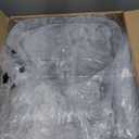 Globlazer Cat Tree Tower for Indoor Cats, 50-inch Adult Cat Tree House for Large Adult Cats with Steps, Scratching Post, 2 Cat Caves, Dangling Toys, FC50, Light Grey