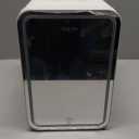 Mini Fridge for Bedroom, 6L Skincare Fridge with Dimmable LED Light Mirror for Dorm & Office, Portable Cooler & Warmer Small Compact Refrigerator for Skincare, Makeup and Cosmetics, White