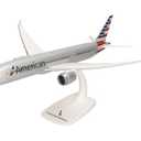 Herpa Snap-fit Airplane Model Boeing 787-9 American Airlines on Scale of 1:200, Plastic Miniature with pedastal, Model Building, Collectors Edition