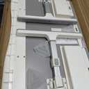 Laptop Bed Tray Desk, Foldable and Adjustable Lap Table with Heights and Angles, Upgraded-Sturdy Laptop Lap Desk for Bed/Sofa/Couch/Floor (2 Drawers, X-Large, Grey) (Gray)