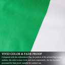 2 Pack IrelandFlag 3x5 FT, Irish Flag with Print Vivid Color and UV Fade Resistant, Canvas Header and Double Stitched,Outdoors Indoors Light-Weight Flags with Brass Grommets