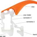 Fidget Toys Adults Anxiety Relief Items Calm Down Supplies,Halloween Decor Decorations Costumes,3D Printed Action Figures,Articulated Claws Horror Cool Stuff Gadgets,Orange