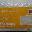 Simmons Memory Foam Cluster Pillow, Standard/Queen, White