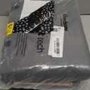 Bedsure Dark Grey Oversized King Duvet Cover - 3 Pieces Prewashed Cotton-Like Extra Soft Bedding Set, Includes 1 Duvet Cover 120x98 Inches with Zipper Closure & 2 Pillow Shams, Comforter Not Included