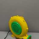 Qaba Bounce House, Inflatable Bouncer with Air Blower, Outdoor & Indoor Bouncy Castle with Slide, Stakes, Repair Patches, Storage Bag, for Kids Ages 3-8, 98" x 65" x 79"