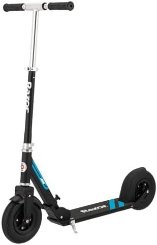Razor A5 Air Kick Scooter for Kids Ages 8+ - Extra-Long Deck, 8" Pneumatic Rubber Wheels, Foldable, Aluminum Frame, Anti-Rattle Handlebars, For Riders up to 220 lbs