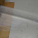 Akro-Mils 30158 Plastic Shelf Bins, Heavy Duty Storage Bins for Garage, Closet, and Drawer Organization, 18-Inch x 8-Inch x 4-Inch, Clear, 12-Pack