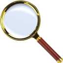 Magnifying Glass 90mm  Handheld Glass Lens Magnifier with Wooden Handle  Large Strong Magnifier for Reading, Crafts & Hobbies  Zoom x 10, Classic Detective Style Inspired by Sherlock Holmes - ZENO