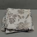 jinchan Blackout Floral Curtains for Bedroom, 90 Inches Long Printed Flower Black Out Curtains, French Country Back Tab Taupe Window Treatment Farmhouse Drapes Set 2 Panels Taupe (*Jacobean Taupe on Off White)