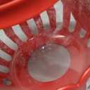 Ecolution Patented MicroPop Microwave Popcorn Popper with Temperature Safe Glass, 3in1 Lid Measures Kernels and Melts Butter, Made Without BPA, Dishwasher Safe, 3Quart, Red