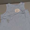 Women's Soft Cotton Relaxed-Fit Workout Tank Top Size L