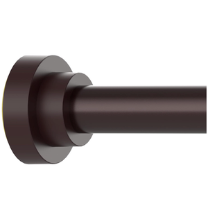 Thestoa Brown Shower Curtain Rod Adjustable 4378 inch, 1"Diameter Spring Tension Curtain Rod No Drill, AntiRust NonSlip Shower Rod for Bathroom Tension Rod