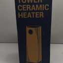 Space Heater for Indoor Use, 1500W Fast Electric Portable Ceramic Heaters with 4 Modes, 24H Timer, Thermostat Room Heater with Remote for Office Bedroom Use, Black