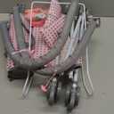 deAO Baby Doll Stroller Crib Bed Nursery Role Play Set Baby Doll with Accessories and Play Mat,Travel Cot,Bouncer,Foldable Stroller and Travel Bag Gifts for Toddlers Girls Boys