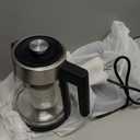 Electric Tea Kettle with Infuser 1.7L Glass Electric Kettle with Temperature Control Automatic Shut Off 12H Keep Warm for Tea Coffee Water Heater, Black