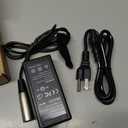 24V Scooter Charger Only Compatible for Razor SX500 MX500 MX650 Mcgrath RSF650 Dirt Bike, Crazy-Carts XL, Dirt Quad 500 ATV DXT Battery Charger with 24V 3-Pin Male XLR Power Supply