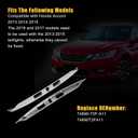 GXARTS Rear License Garnish Molding Chrome Trims 74890-T2F-A11 74890T2FA11 Compatible with 2013-2015 Honda Accord