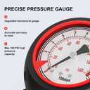 Bike Pump, 25 Height Full Size Bicycle Pump with 160 PSI High Pressure, Bike tire Pump with Presta and Schrader Valve, Bike Air Pump for Bike Tires, Balls and Swimming Ring,Bike Pumps with Psi Gauge