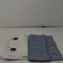 Curtains For Living Room 1Blue 80x35, 2White 83x60
