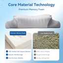 Cervical Pillow for Neck Pain – Ergonomic Memory Foam Bed Pillow for Side and Back Sleepers with Adjustable Height, Breathable Cooling Cover – Orthopedic Support for Spine Alignment