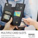 Bemal for Samsung Galaxy S25 Wallet Case with Card Holder, RFID Blocking, Shockproof Leather Kickstand for Men and Women, Durable Protective Phone Cover for 6.2", Black