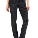 Yogipace Women's Straight Leg Yoga Dress Pants,Back Pockets,29",Pinstr.,XL