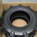 RONPOW 4.80/4.00-8 Rear Tine Tiller Tires, Tube Type Pneumatic Outer Tires (Inner Tube Required, Not Included), 16 Inch Replacement Tire, 400 Lbs Load, Fits Garden Tiller & Farm Equipment, 2 Pack