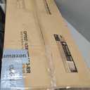 Rolanstar Computer Desk with Power Outlets & LED Light, 47 inch Home Office Desk with Drawers and Storage Shelves, Writing Desk with Monitor Stand, Modern Work Study Desk for Home Office, White