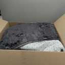 OLANLY 8x10 Machine Washable Large Area Rugs for Living Room, Bedroom, Soft Fluffy Shaggy Bedside Rug, Indoor Floor Carpet for Kids Girls and Boys, Dorms, Nursery, Home Decor Aesthetic, Grey