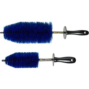 EZ Detail Big and Little Brush Combo - Wheel Rim Cleaner for Cars, Bike, Trucks, Motorcycle, and Other Vehicles - Non-Scratch Auto Detailing Tool, Easily Reaches Nook and Crannies