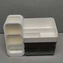 Makeup Organizer with Drawers, Skincare Organizer (Large Size Thick), Storage Box Cosmetic Display Cases, Make up Organizers for Vanity, Dresser, Desk, Kitchen, Countertop (White)